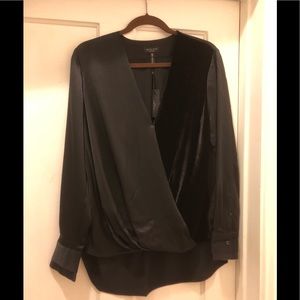 rag & bone black blouse